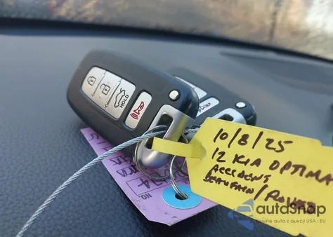 2012 Kia Optima Sx из США, поврежденный, VIN 5XXGR4A68CG025374